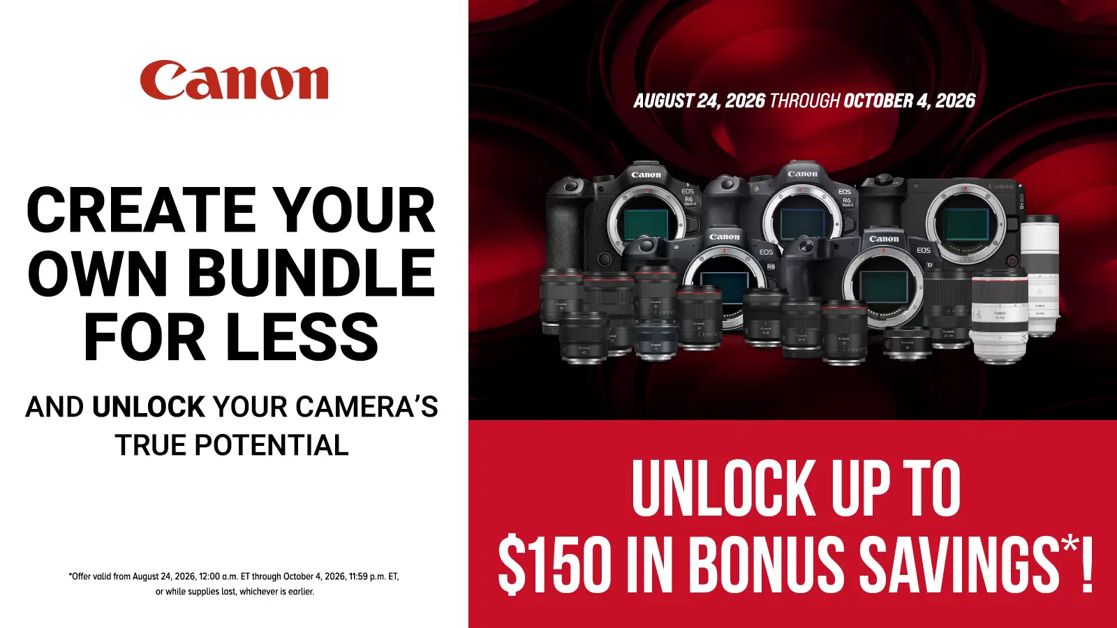 Canon Build Your Own Bundle